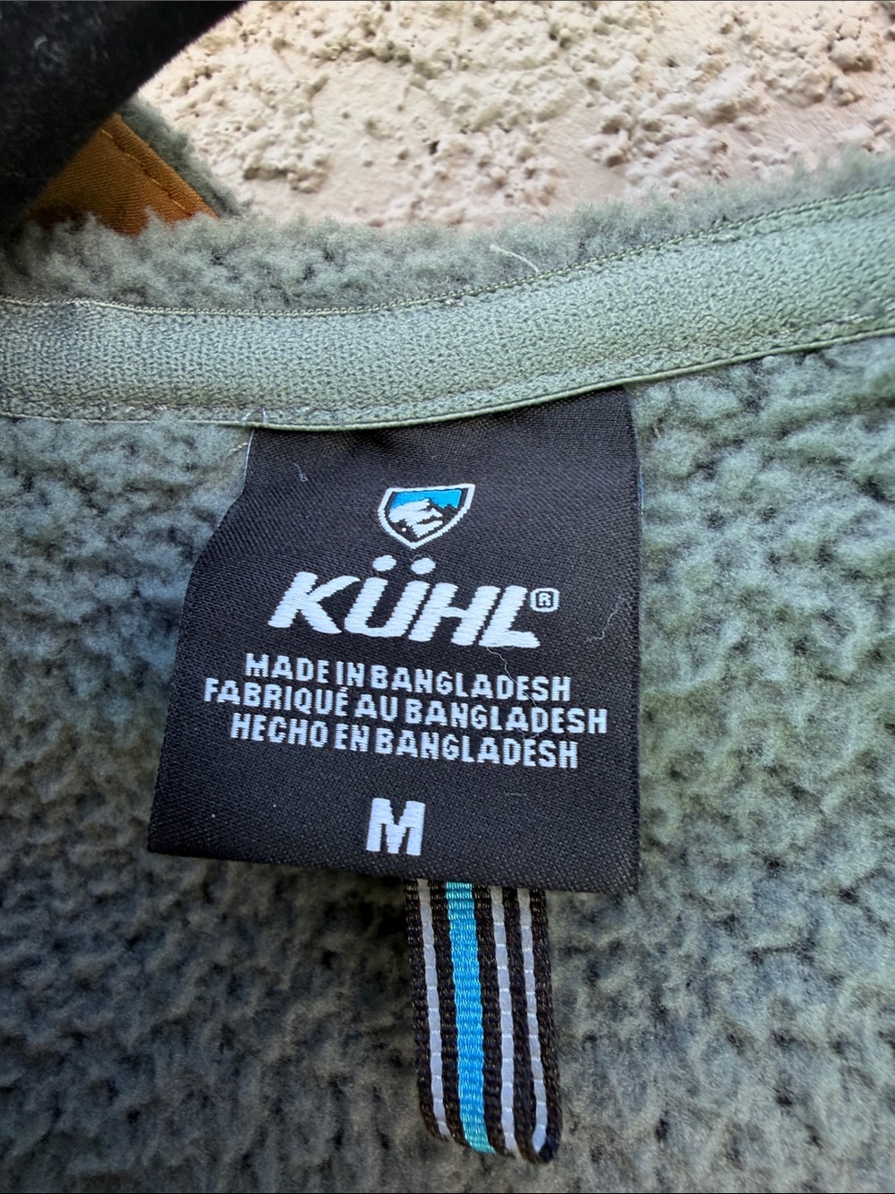 Kuhl Colorblock Teddy Jacket in Gray, Cream & Tan - Picture 3 of 15